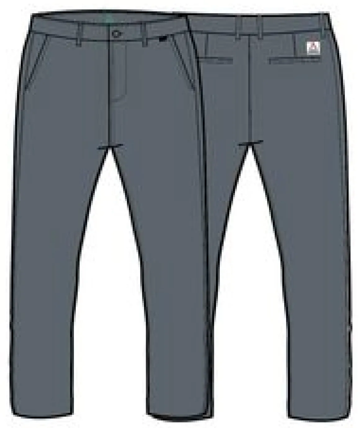 365 Light Organic Cotton Pant - Storm Grey