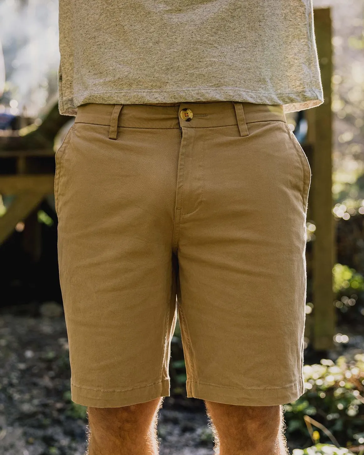 365 Organic Cotton Short - Chinchilla Brown