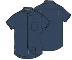 365 Recycled Active Long Sleeve Shirt - Dark Denim