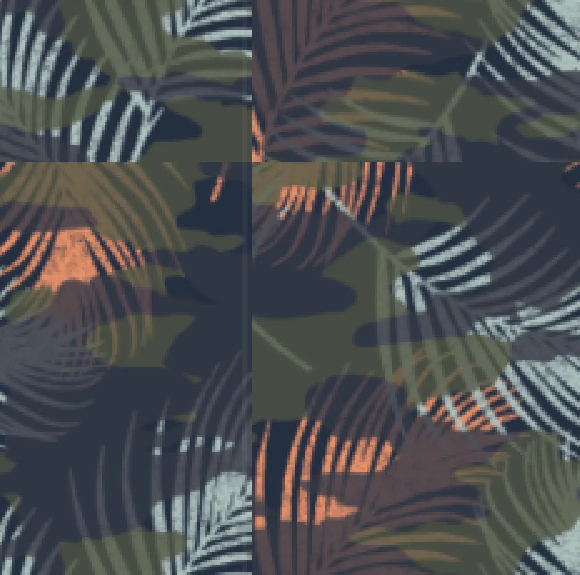 365 Recycled Active Shirt - Palm Camo Apricot