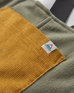 Ace Recycled Polar Fleece Overalls - Dusty Olive