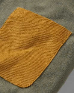 Ace Recycled Polar Fleece Overalls - Dusty Olive