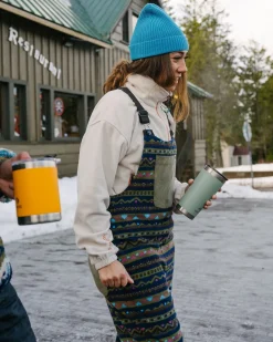 Ace Recycled Polar Fleece Overalls - Mountain Geo Multi