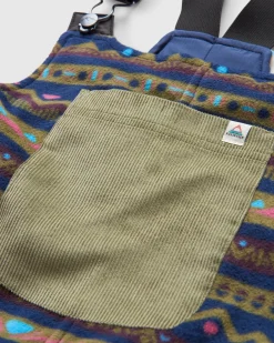 Ace Recycled Polar Fleece Overalls - Mountain Geo Multi