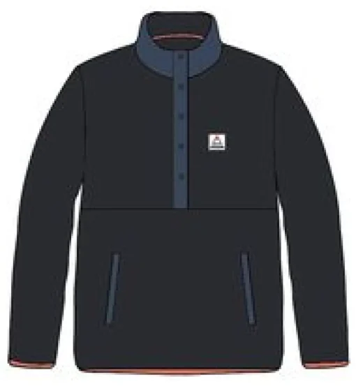Adrift Recycled Polar Fleece - Deep Navy