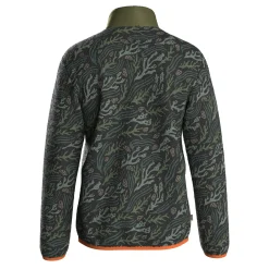 Adrift Recycled Polar Fleece - Ocean Current Black