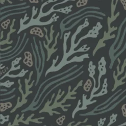 Adrift Recycled Polar Fleece - Ocean Current Black