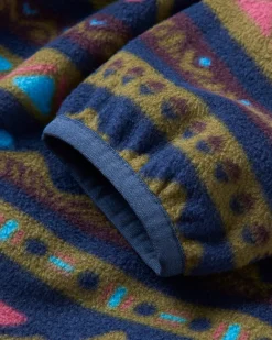Adrift Recycled Polar Fleece - Mountain Geo Multi