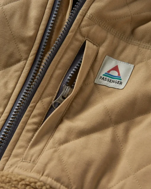 Adventure 2.0 Recycled Deep-Pile Sherpa Fleece - Biscuit