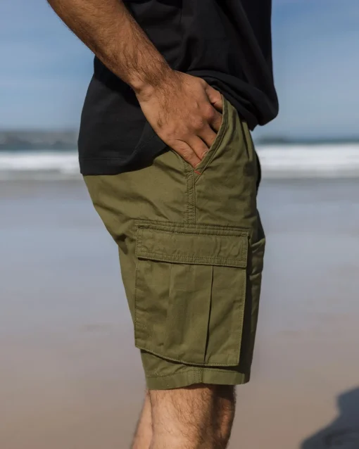 Adventurer Cargo Shorts - Khaki Green