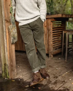 Adventurer Cord Pants - Dusty Olive