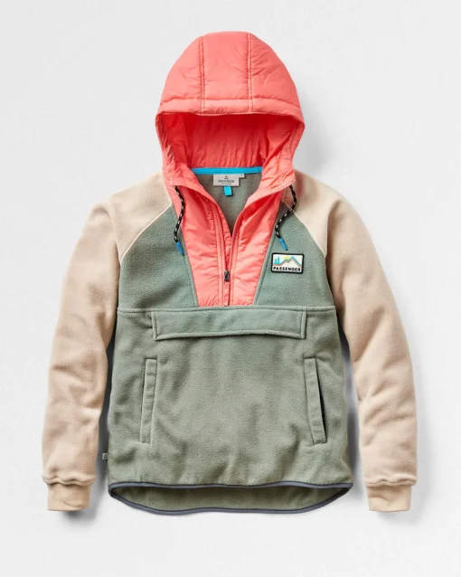 Alexander Recycled Polar Hooded Fleece - Pistachio