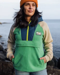 Alexander Recycled Polar Hooded Fleece - Green Spruce