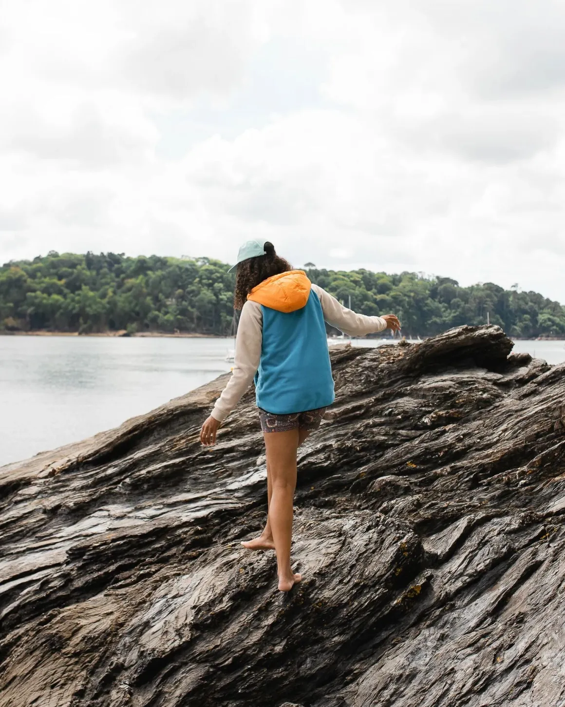 Alexander Recycled Polar Hooded Fleece - Blue Pool