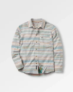 Amboro Organic Cotton Long Sleeve Shirt - Patchwork Stripe Birch