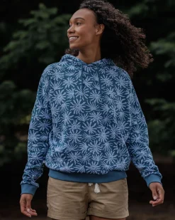 Arame Organic Cotton Hoodie - Seaweed Blue Steel