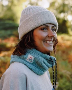 Ash Recycled Sherpa Fleece Neck Gaiter - Arctic