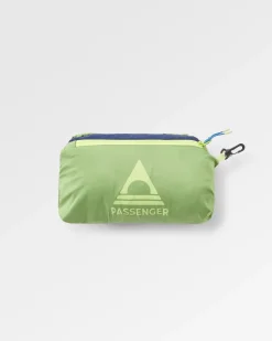 Ashland Down Recycled Vest - Rich Navy/Pear Green