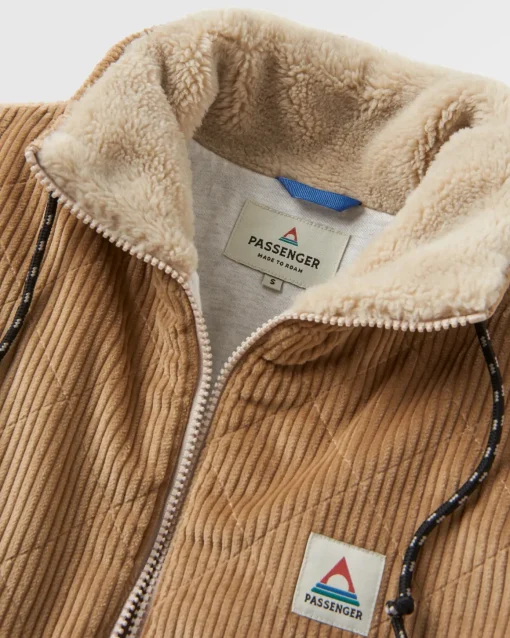 Awaken Recycled Deep-Pile Sherpa Fleece - Feather/Biscuit