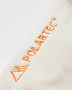 Ayla Recycled Micro Polartec Fleece - Vintage White