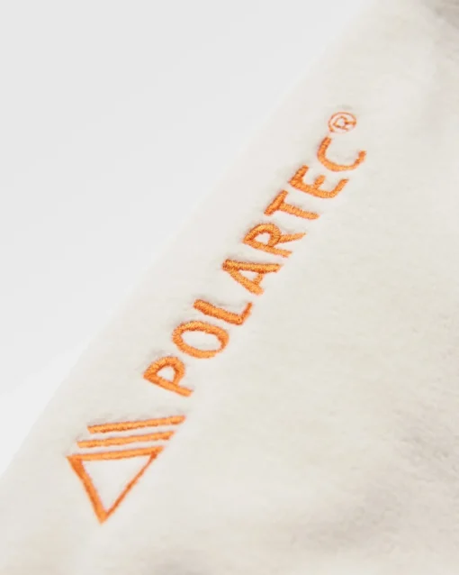 Ayla Recycled Micro Polartec Fleece - Vintage White