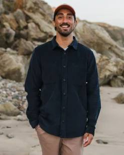 Backcountry Corduroy Long Sleeve Shirt - Deep Navy