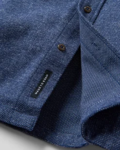 Backcountry Long Sleeve Flannel Shirt - Rich Navy/Birch