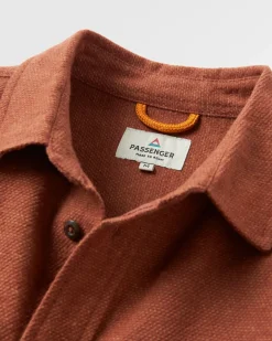 Backcountry Long Sleeve Flannel Shirt - Cappuccino/Dusty Ochre