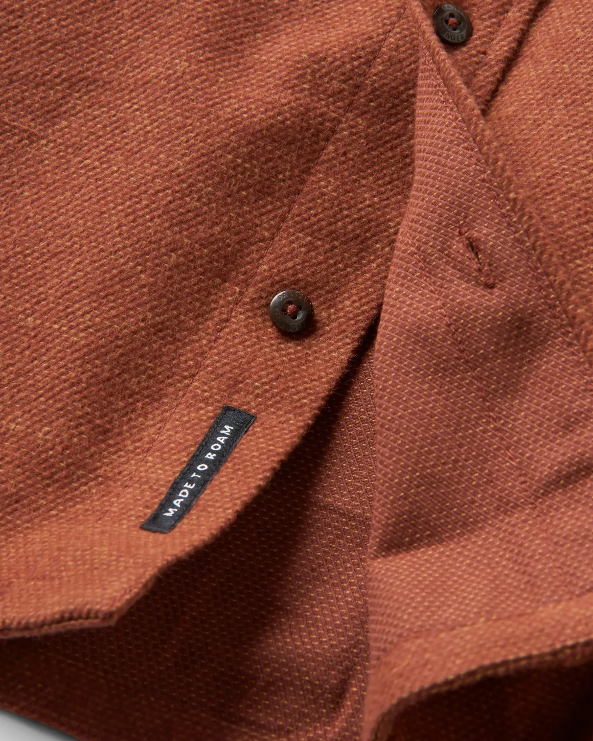 Backcountry Long Sleeve Flannel Shirt - Cappuccino/Dusty Ochre
