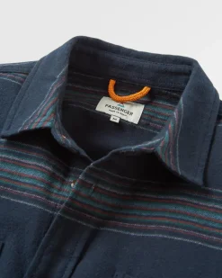 Backcountry Long Sleeve Stripe Shirt - Black Stripe