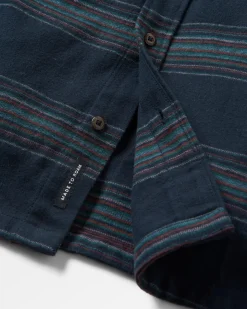 Backcountry Long Sleeve Stripe Shirt - Black Stripe