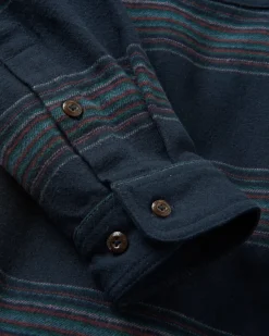 Backcountry Long Sleeve Stripe Shirt - Black Stripe