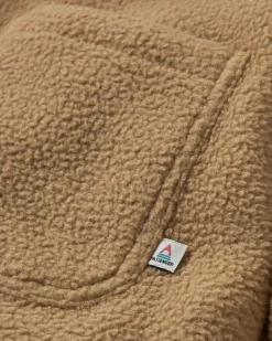 Backcountry Recycled Sherpa Fleece Long Sleeve Shirt - Biscuit