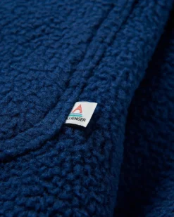 Backcountry Recycled Sherpa Fleece Long Sleeve Shirt - Rich Navy