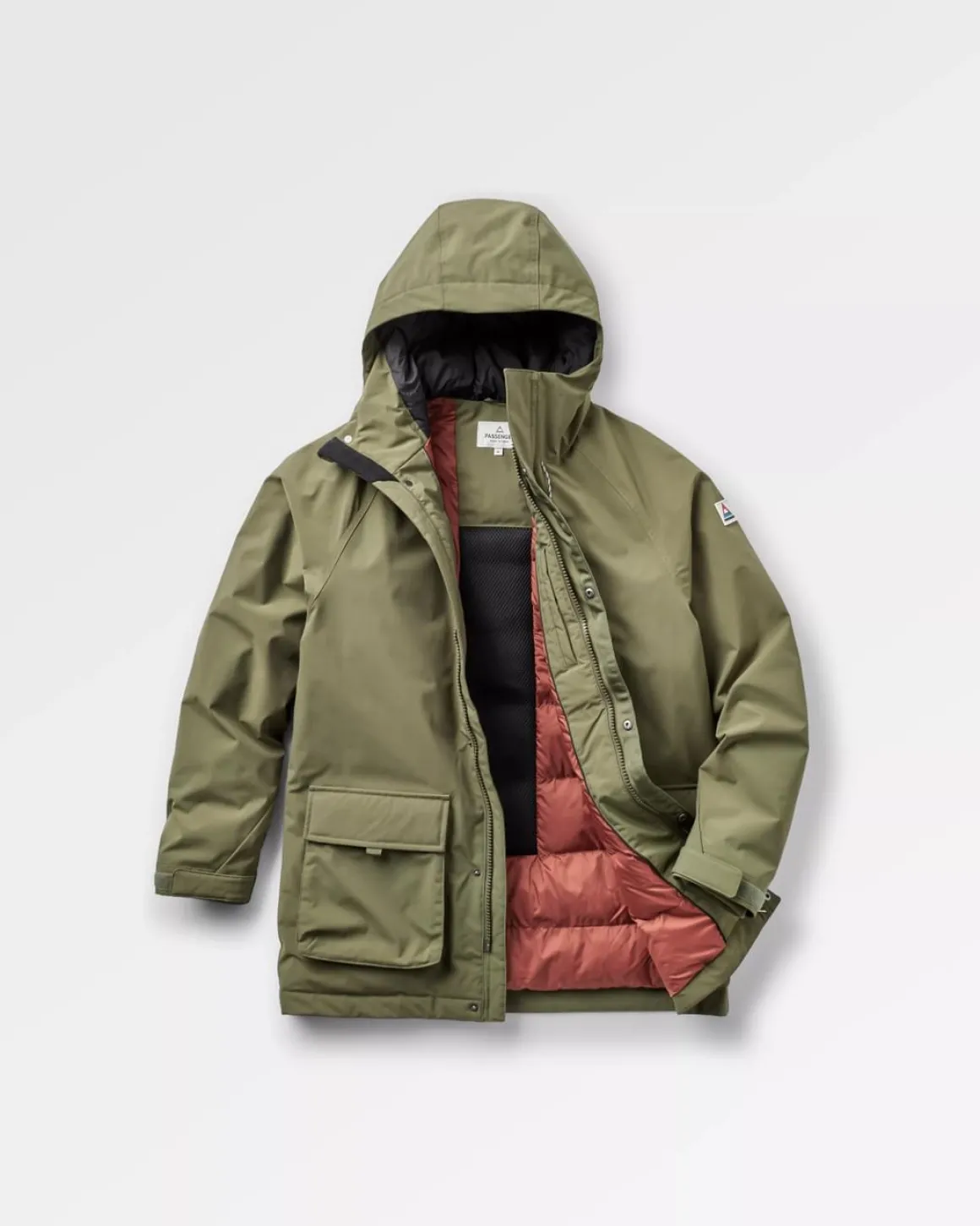 Baltic Recycled Insulated Jacket - Khaki Green