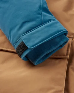 Baltic Recycled Insulated Parka - Toffee/Blue Steel