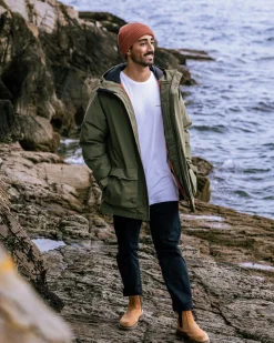 Baltic Recycled Insulated Parka - Khaki Green