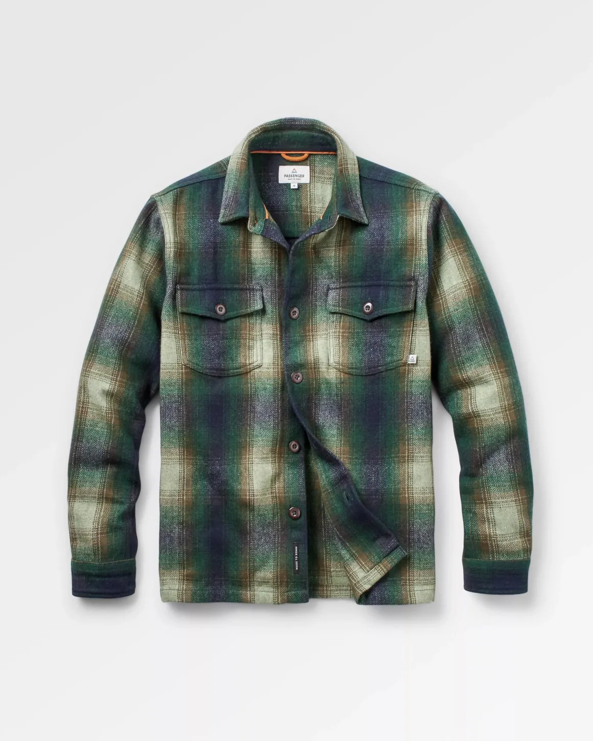 Barren Shirt Jacket - Khaki Green