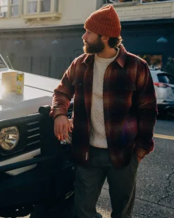 Barren Shirt Jacket - Wine