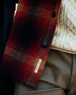 Barren Shirt Jacket - Wine