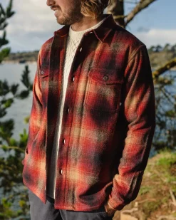 Barren Shirt Jacket - Wine