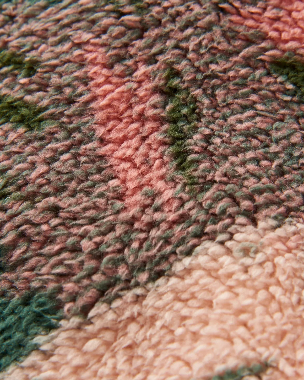 Beaumont Recycled Sherpa Hooded Fleece - Abstract Mountain Fir Tree