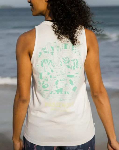 Better Outside Organic Cotton Tank Top - Marshmallow