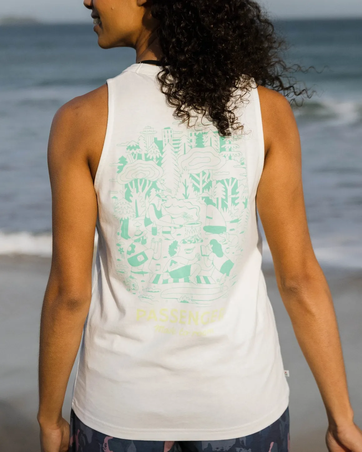 Better Outside Organic Cotton Tank Top - Marshmallow