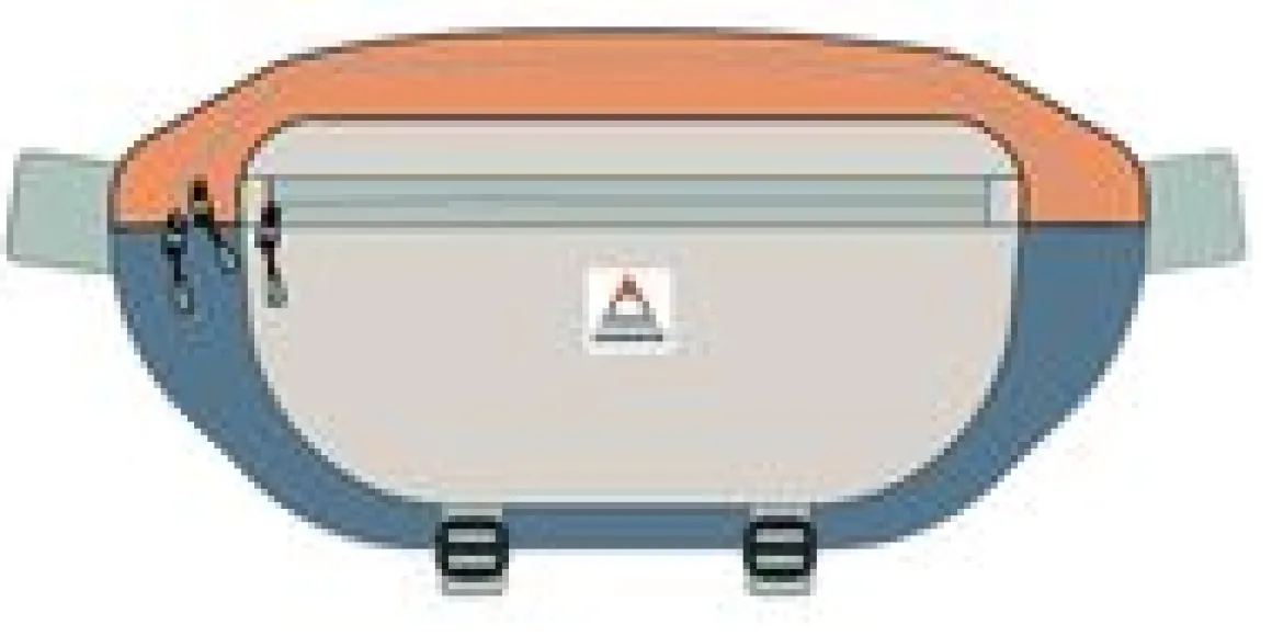 Boondocker Recycled Hip Pack - Apricot Multi