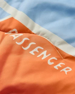 Cabin Recycled Sherpa Blanket - Cornflower