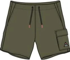 Cali Cargo Swim Short - Khaki