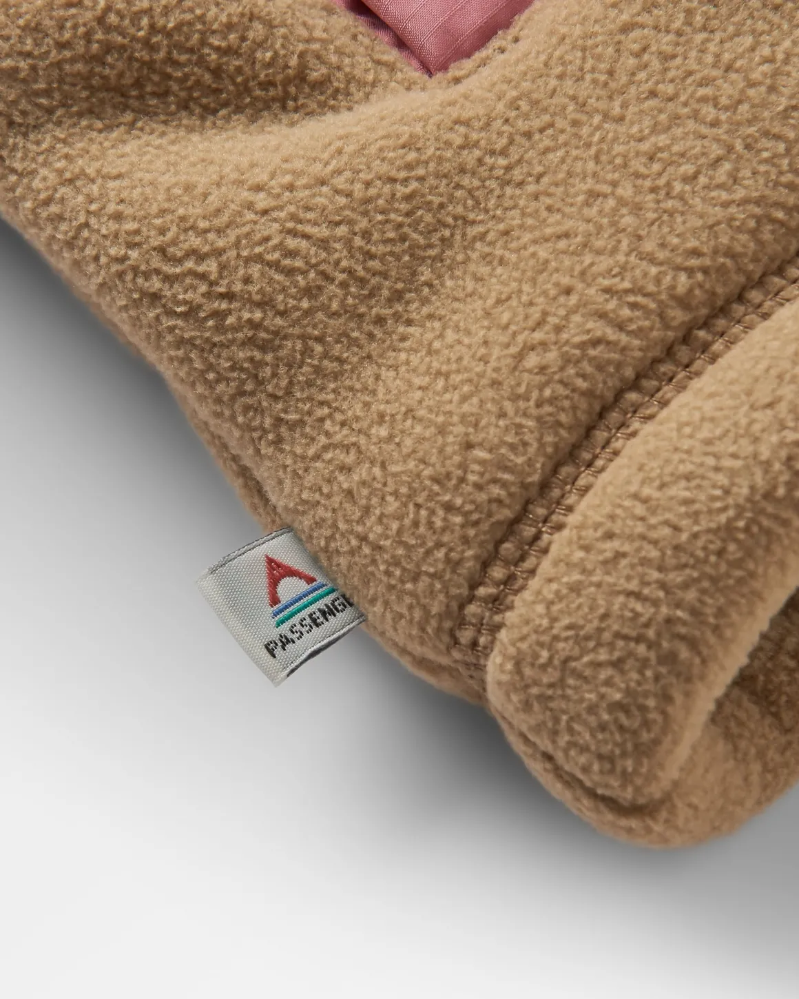 Calla Hooded Recycled Polar-Lined Fleece - Feather/Biscuit