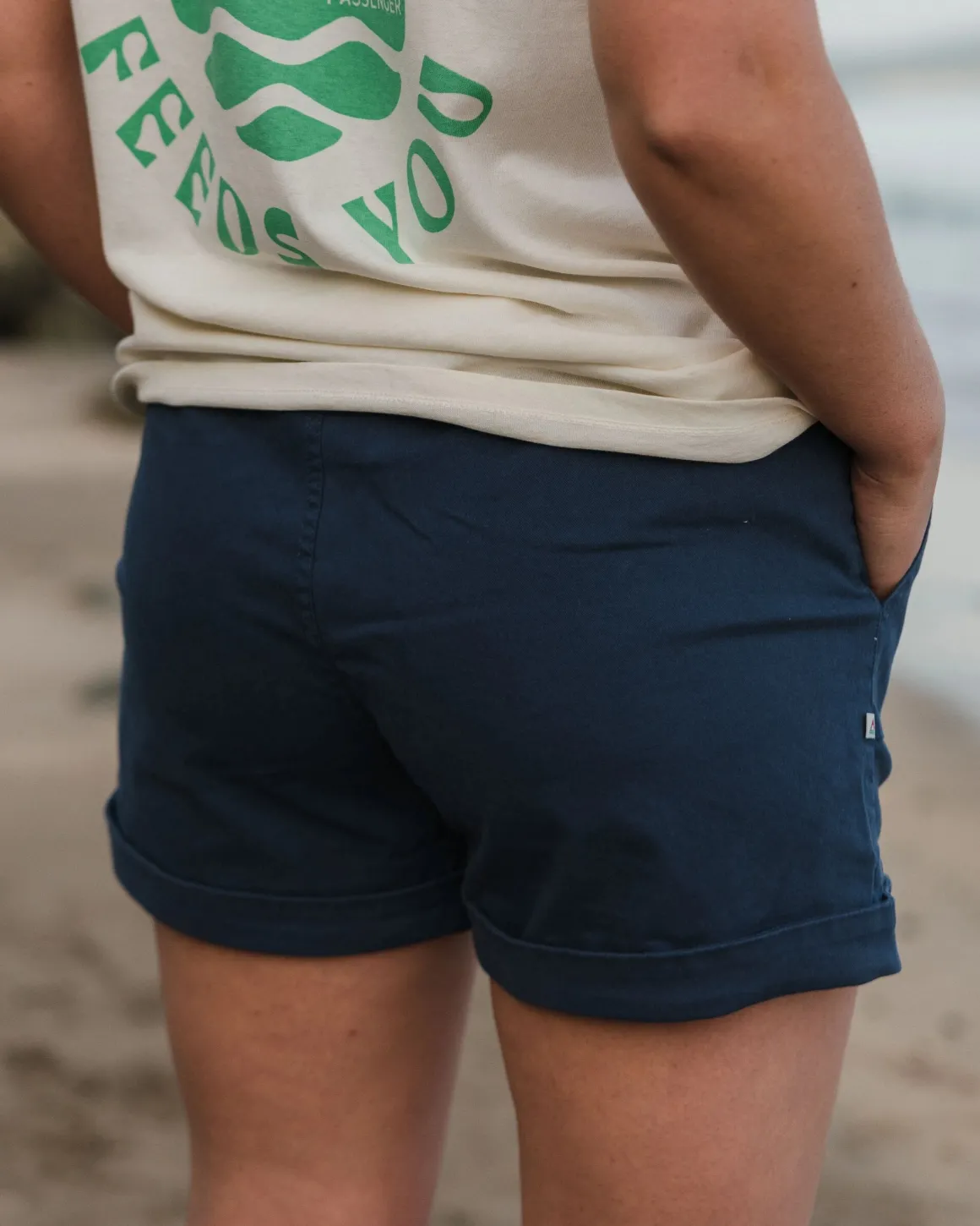 Carriso Organic Cotton Shorts - Dark Denim