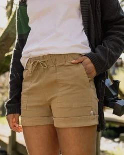 Carriso Organic Cotton Shorts - Biscuit